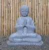 Product image 5 of the product “Lokesh - Seated Monk no hair, 64 cm H | cast stone ”